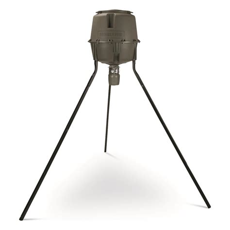 Moultrie Unlimited Tripod Deer Feeder, 30-Gallon - 706740, Feeders at ...