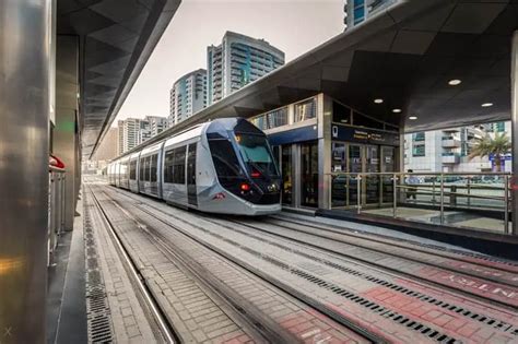 Dubai Marina Tram Station - Connects To Dubai Metro