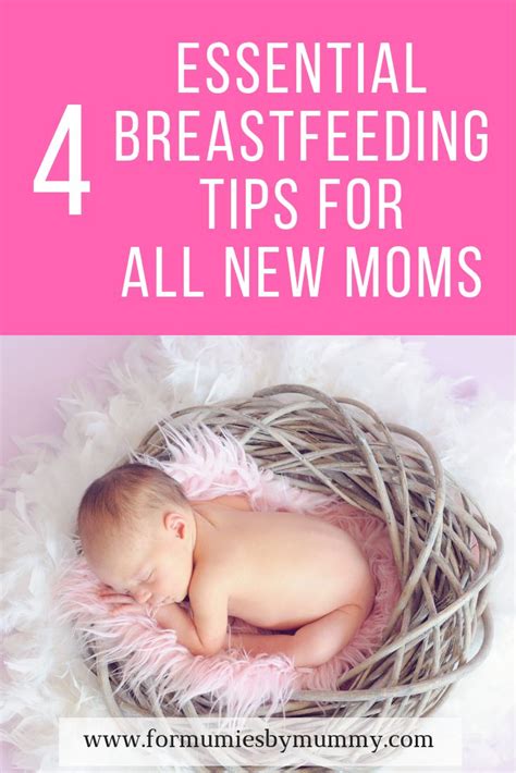 4 Essential New Mom Breastfeeding Tips For New Moms First Time Mom