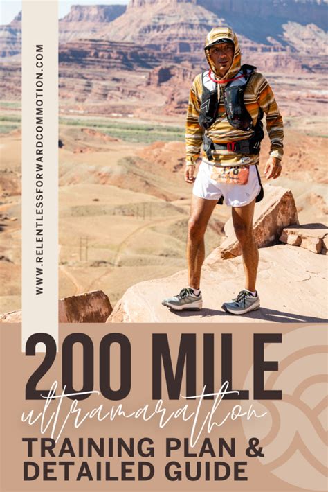 Free Mile Ultramarathon Training Plan Guide Relentless