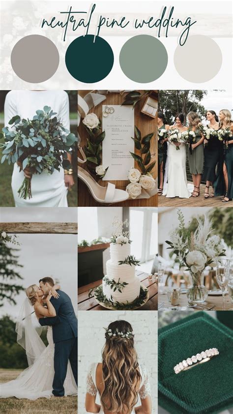 My Fall Wedding Theme Neutral Pine Wedding Fall Wedding Color