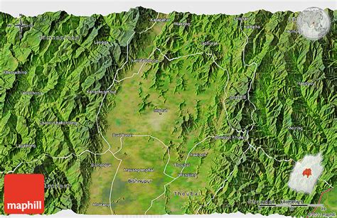 Satellite 3d Map Of Imphal
