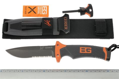 Bear Grylls Ultimate Knife, half-serrated | Advantageously shopping at ...