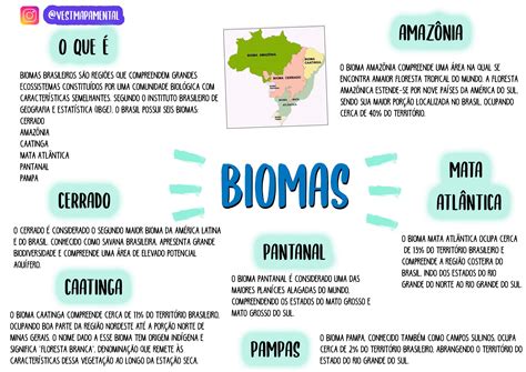 Biomas Brasileiros Mapa Mental - Mapa Mental Biomas Brasileiros - LearnBrazil