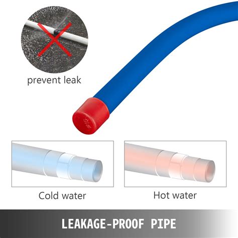 VEVOR PEX AL PEX Tubing 164' Length, PEX Tube Blue Color Barrier PEX ...
