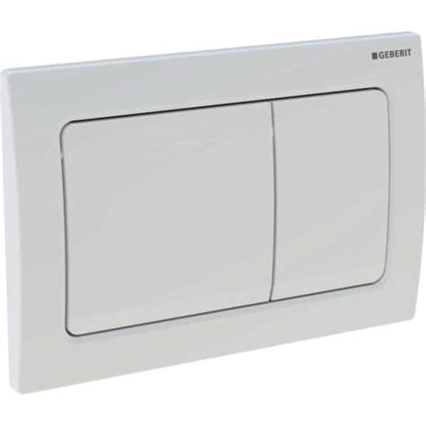 Geberit Alpha White Actuator Plate Stiles