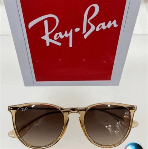 Culos De Sol Ray Ban Feminino Erika Rb Translucido Nude Degrad