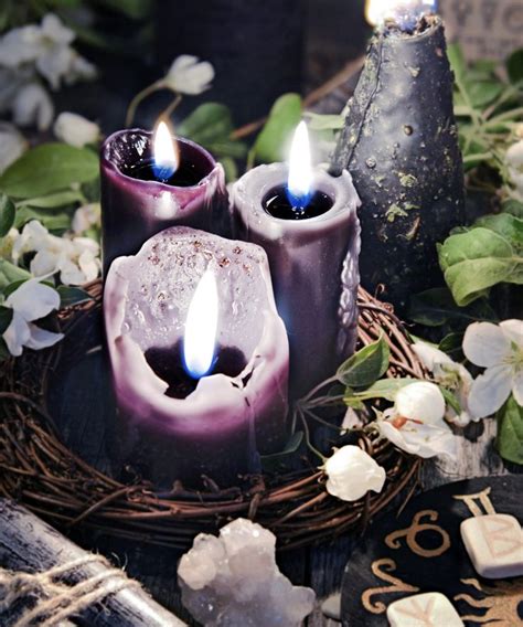 A Beginner S Guide To Candle Magic Candle Magic Candle Magic Spells Purple Candles