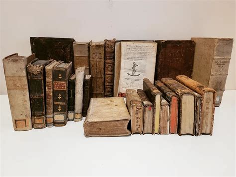 A Small Collection Of Primarily Th Century Books Newly Arrived From