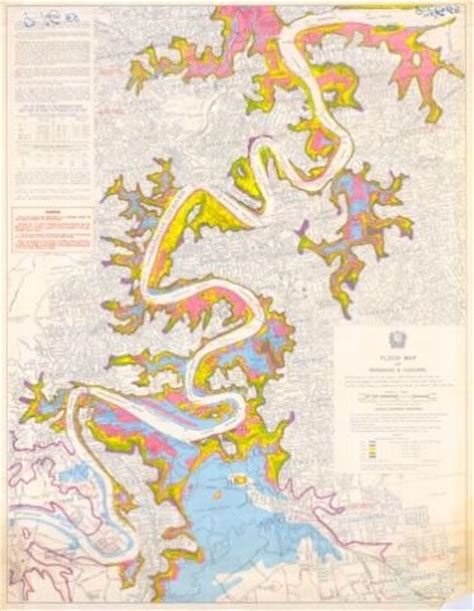 Brisbane flood map, 1974 | Queensland Historical Atlas