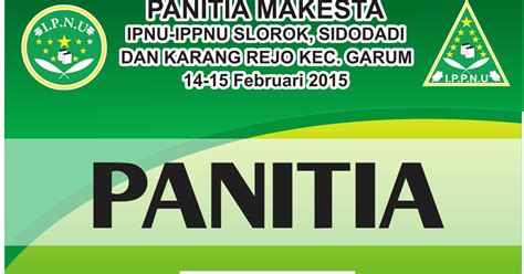 Design Id Card Panitia Dan Peserta Ippnu Makesta Blitar