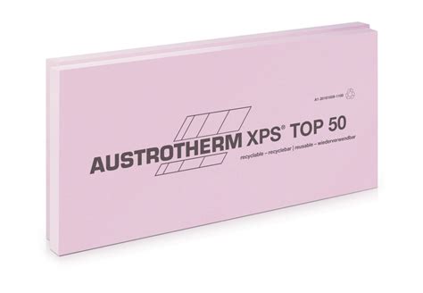 Austrotherm XPS TOP 50 SF sima felülettel lépcsős élképzéss