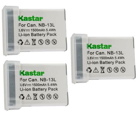 Kastar Pack Nb L Battery V Mah Replacement For Canon Nb L