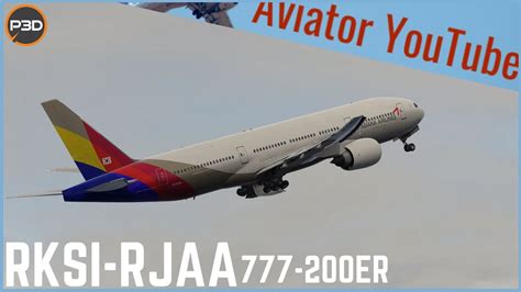 Prepar3d V5 777 200er Pmdg Seoul Tokyo Narita Icn Nrt Asiana