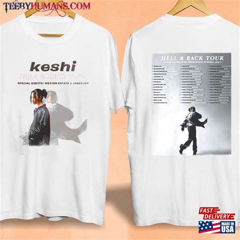 Hell Heaven Tour Shirt Keshi World 2023 Right Here Unisex T Shirt