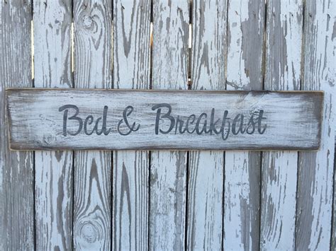 Bed and breakfast signRustic Sign Reclaimed Wood Sign