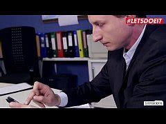 Letsdoeit Busty Brunette German Secretary Fucked Rough By Her Boss