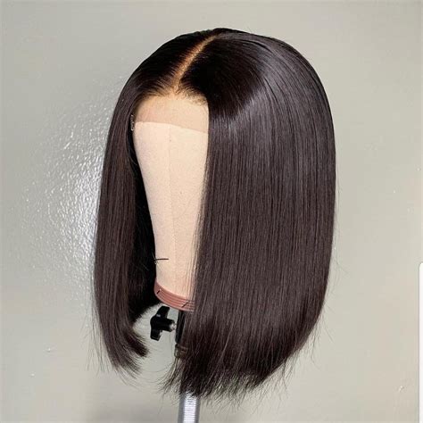 Free Shipping 5x5 Closure Bob Wig With Pre Plucked Hairline Straight J