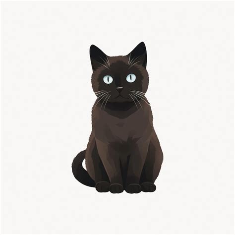 Adorable Black Cat Illustration Premium Ai Generated Vector