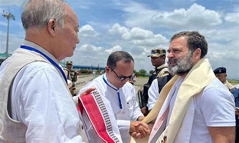 Rahul Gandhi In Strife Torn Manipur On Day Visit