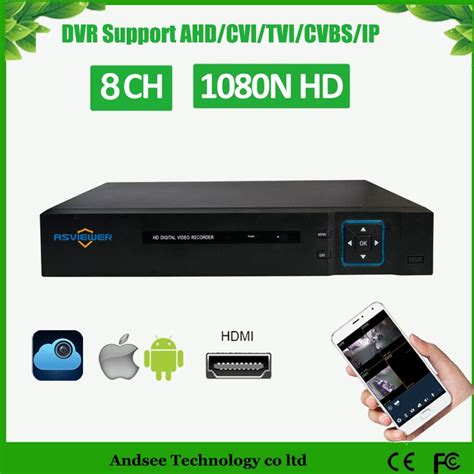 H 265 5 IN1 Hybrid DVR 8CH Video Recorder 1080N Support AHD TVI CVI