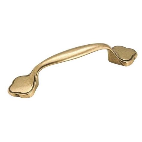 Amerock 253lb Cup Pulls 3 Inch Center To Center 4 3 4 Length Antique Brass Cabinet Pull