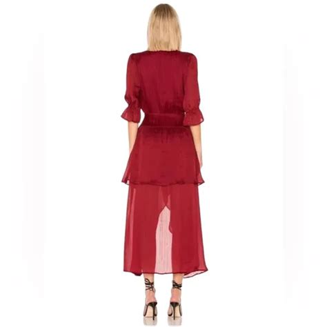 House Of Harlow X Revolve Onel Dress In Crimson Red Size S Whatnot