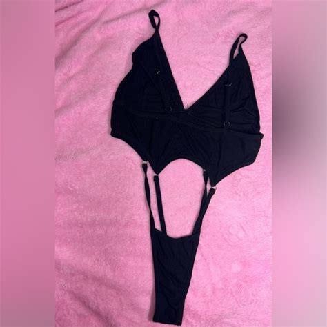 Intimates Sleepwear One Piece Black Lingerie Poshmark