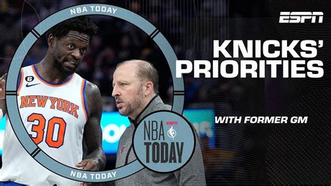 The Knicks TOP PRIORITIES With Former GM Scott Perry NBA Today YouTube