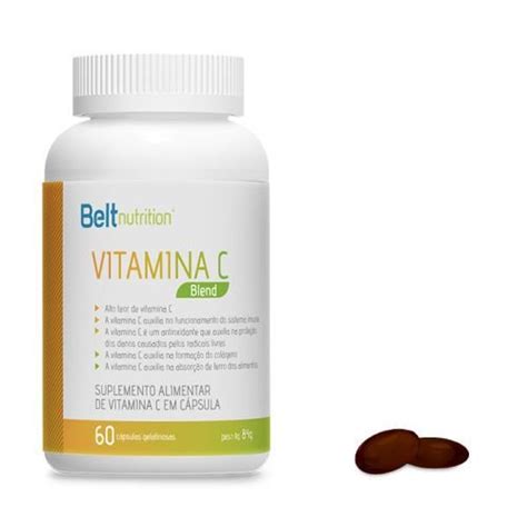 Belt Vitamina C Blend Belt Nutrition 60 Cápsulas Le Farma