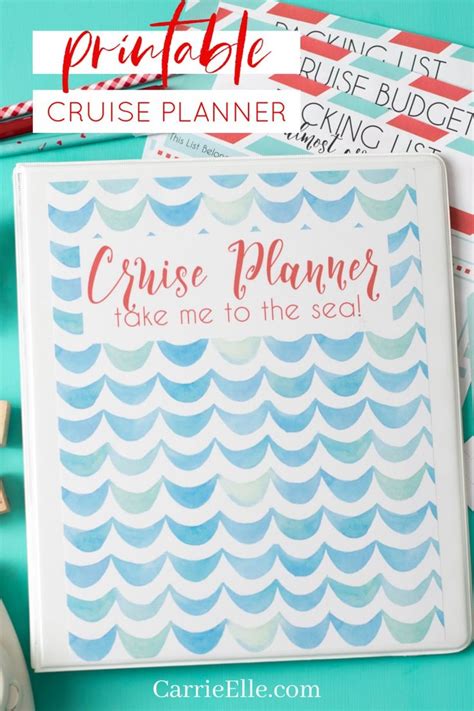 Printable Cruise Planner Cruise Planners Cruise Planning Planner