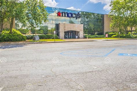 Entrance Macy`s At The Gwinnett Place Mall Side View Editorial Photo