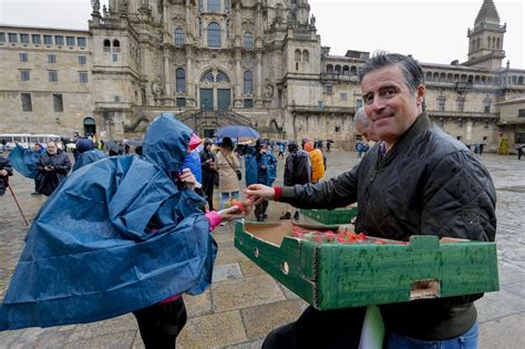 Culmina en Santiago la campaña de la fresa de Huelva Son sanas