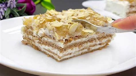 Un gâteau de seulement 120 calories je le prépare avec des pommes et