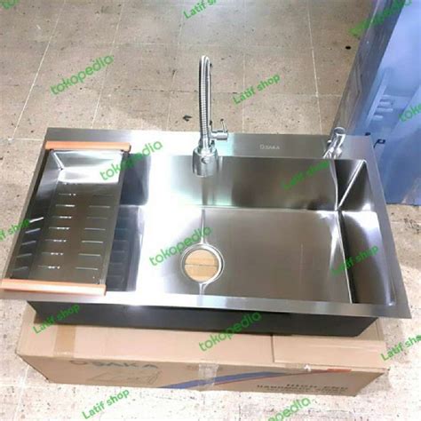 Jual Paket Lengkap Kitchen Sink Osaka Bak Cuci Piring X