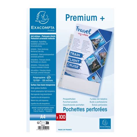 Pochettes Perfor Es Lisses A Qualit Premium Sachet De