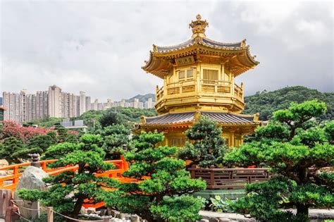 Premium Photo Chinese Temple Chi Lin Nunnery Nan Lian Garden