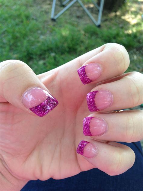 Pink Glitter Gel Nails Girly Girl Pinterest Glitter Gel Nails Glitter Gel And Pink Glitter