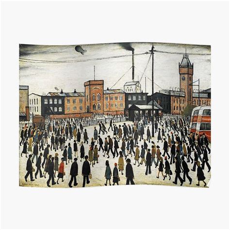 Lowry Artist Matchstick Men Laurence Stephen Lowry Going To Work ...