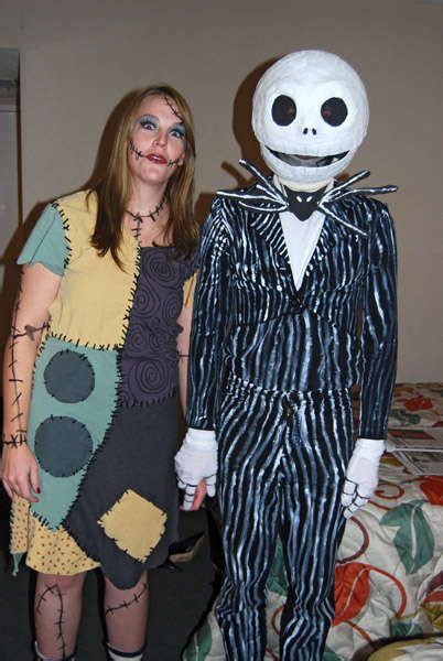 Jack Skellington And Sally Costumes Sally Costume Homemade Halloween