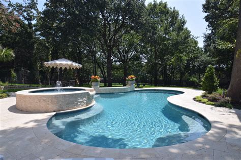 Ivory Travertine Remodel Project Claffey Pools