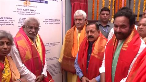 J K Lg Manoj Sinha Inaugurates Tirupati Balaji Temple In Jammus Sidhra