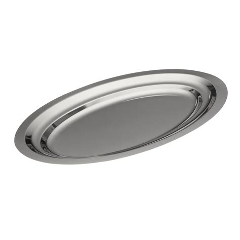 Plat Ovale En Inox Longueur Mm Mjpro Restauration