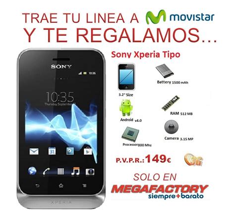 VEN A MEGAFACTORY Y TRAE TU LINEA A MOVISTAR Y TE REGALAMOS UN TELEFONO