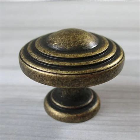 Rustico Vintage Furniture Knobs Antique Brass Drawer Cabinet Knobs