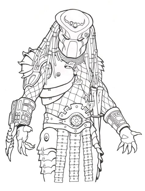 Predator Coloring Pages To Download And Print For Free