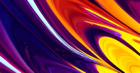 Purple Orange and Yellow Abstract Painting · Free Stock Photo