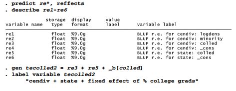 Nested Levels By Using Stata Hkt Consultant