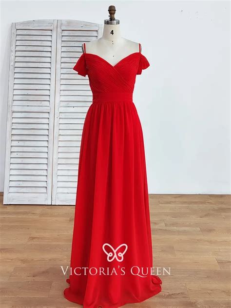 Vq Unique Sage Pleated Chiffon Crepe Long Bridesmaid Dress