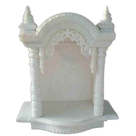 Indoor Carved White Marble Temple For Home Size X Ft L X W At